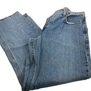 Arizona Men's Size 38x32 Denim Blue Jean Preowned HOLE NEAR BACK POCKET